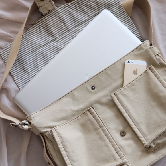 Handbags - agnès b voyage canvas satchel